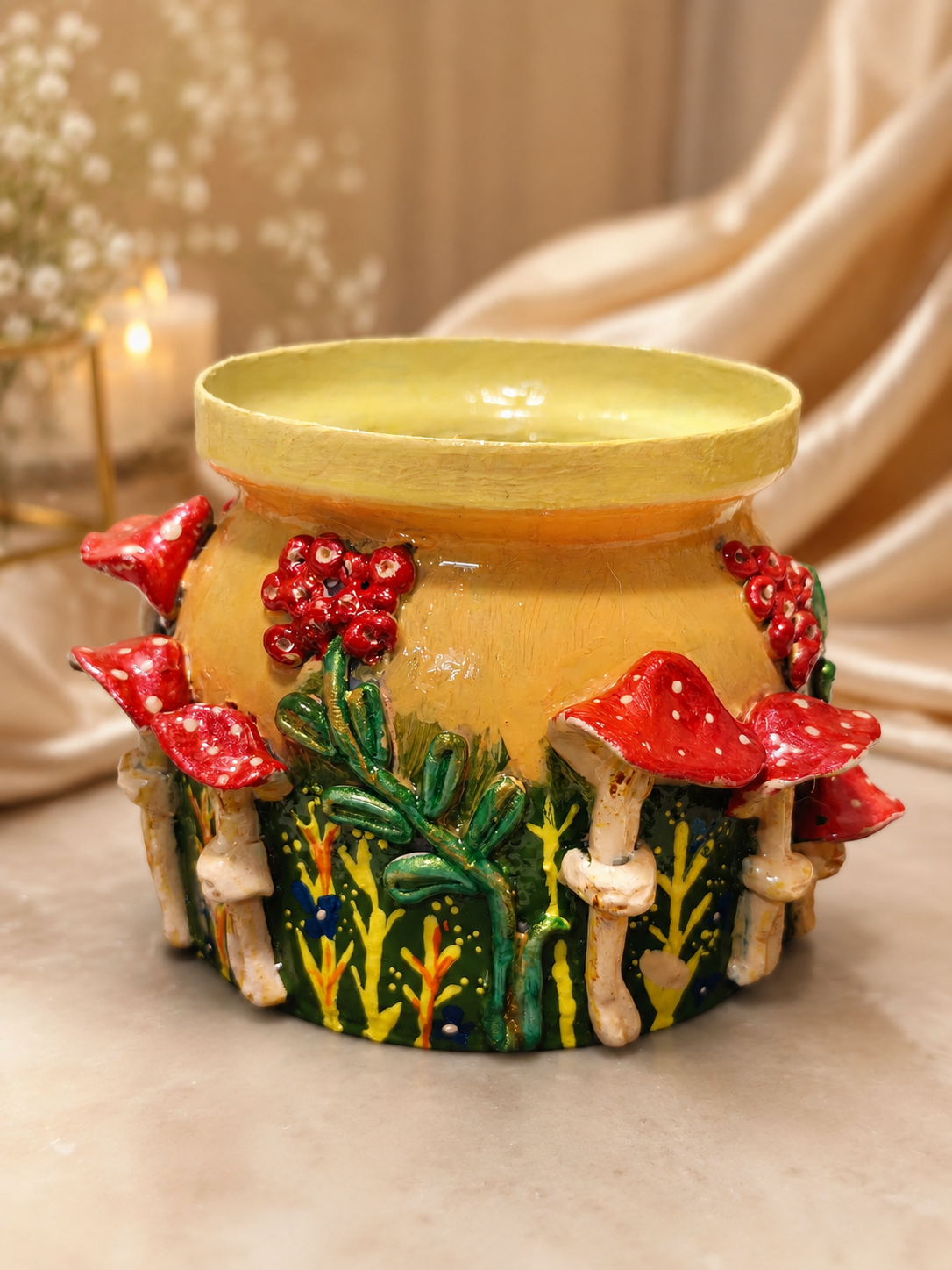 Mushroom Meadow – Whimsical Decorative Planter
