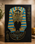 Pharaoh's Legacy – Handcrafted Egyptian Wall Art