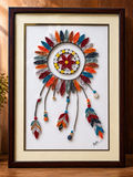 Whispers of Dreams – Handcrafted Dreamcatcher Wall Art