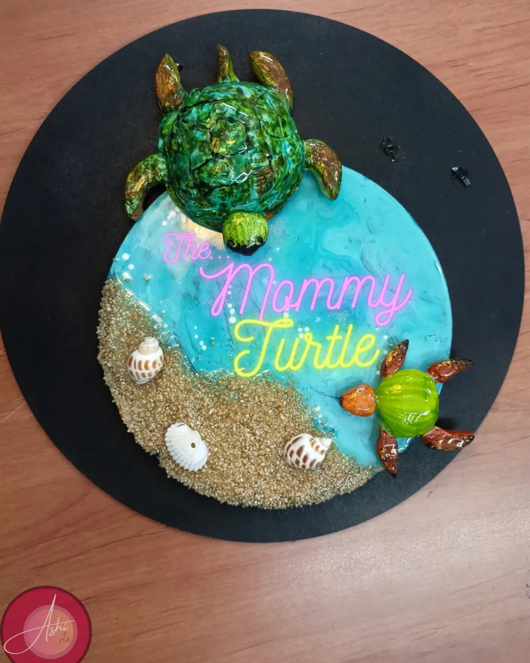 Mommy Turtle – Personalized Ocean Keepsake
