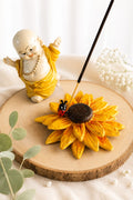 Sunlit Essence – Sunflower Incense Holder