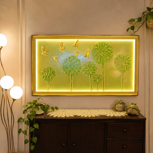 Forest Echoes – Botanical 3D Wall Art
