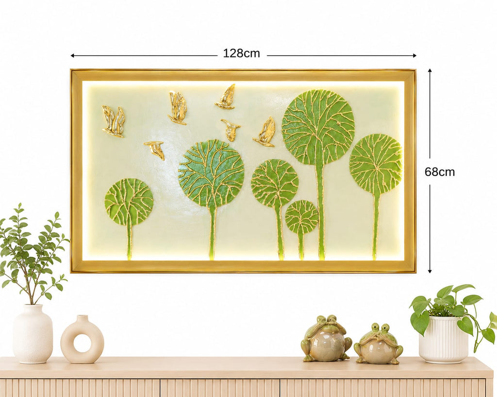 Forest Echoes – Botanical 3D Wall Art