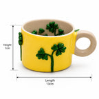Lucky Clover – Handcrafted Ceramic Mug
