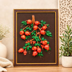Ruby Harvest – Handcrafted Pomegranate Wall Art