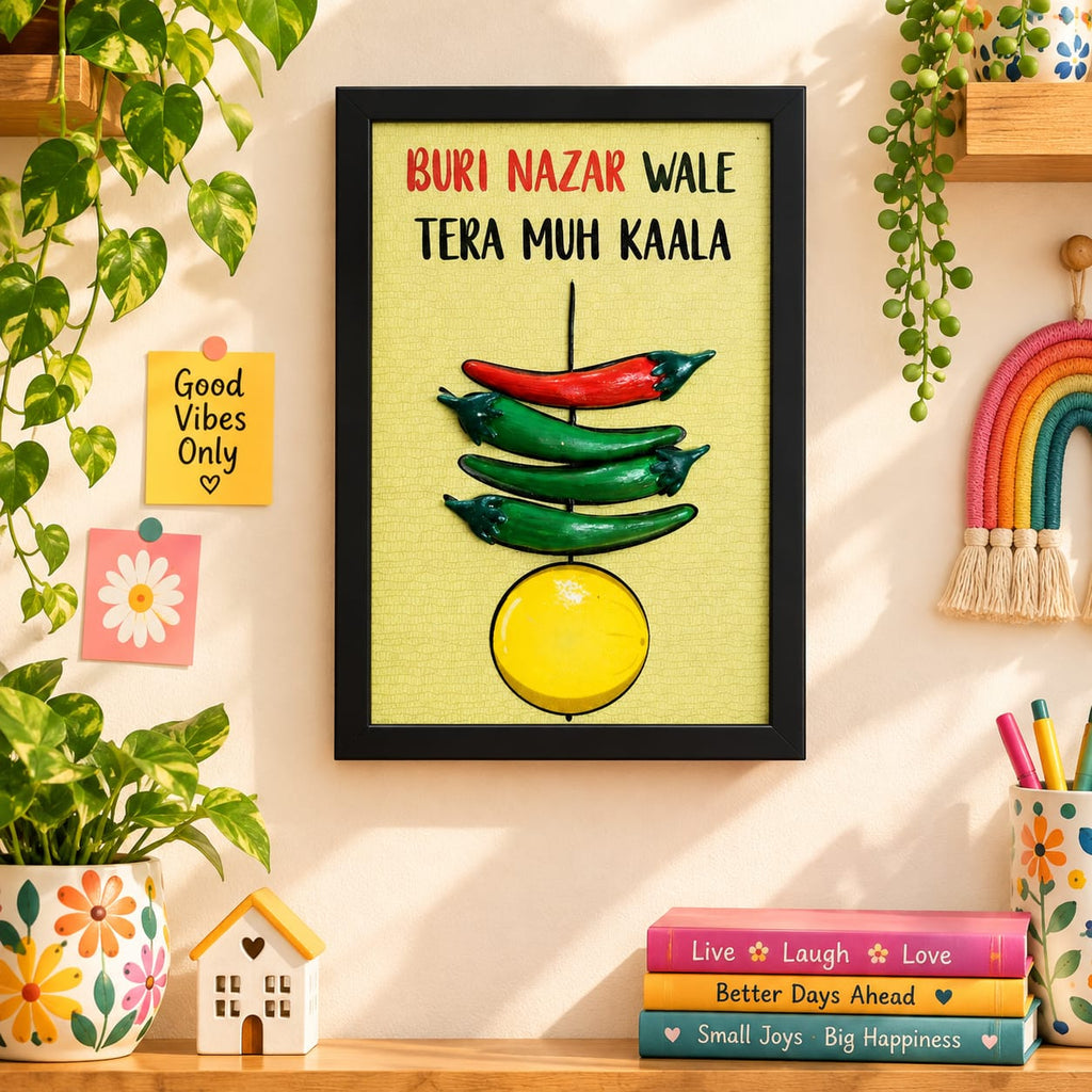Desi Nazar Protection- Nazar Battu Wall Art