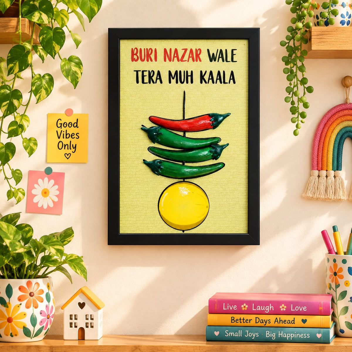 Desi Nazar Protection- Nazar Battu Wall Art