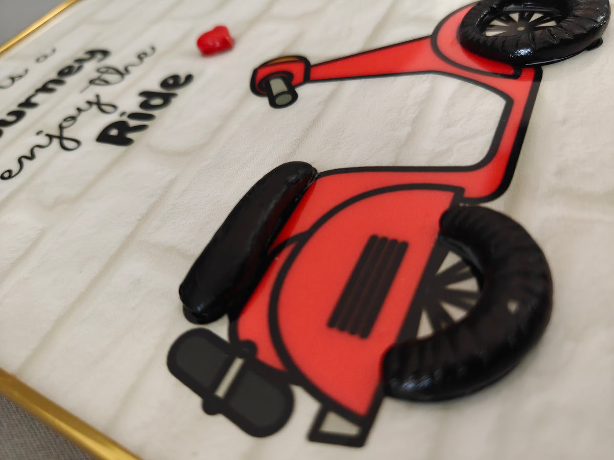 Kahaani on Wheels – 3D Wall Art