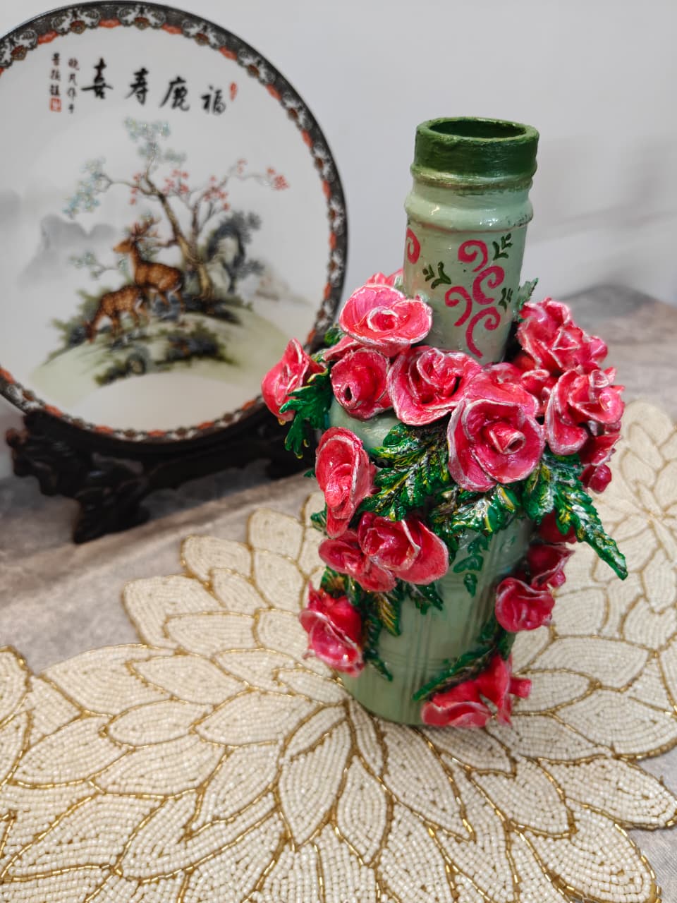 Rose Garden Heirloom Vase