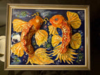 Golden Koi Fish 3D Wall Art