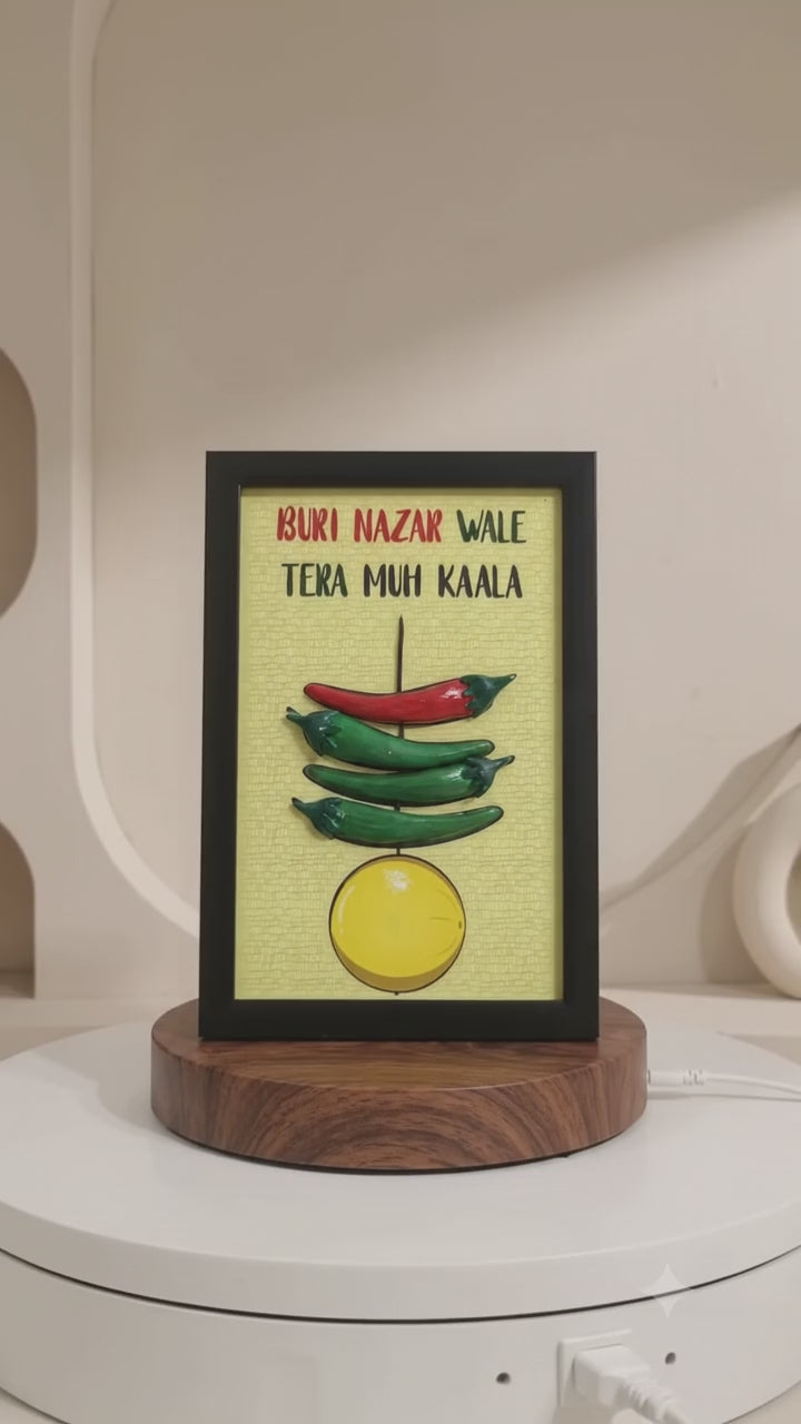 Desi Nazar Protection- Nazar Battu Wall Art