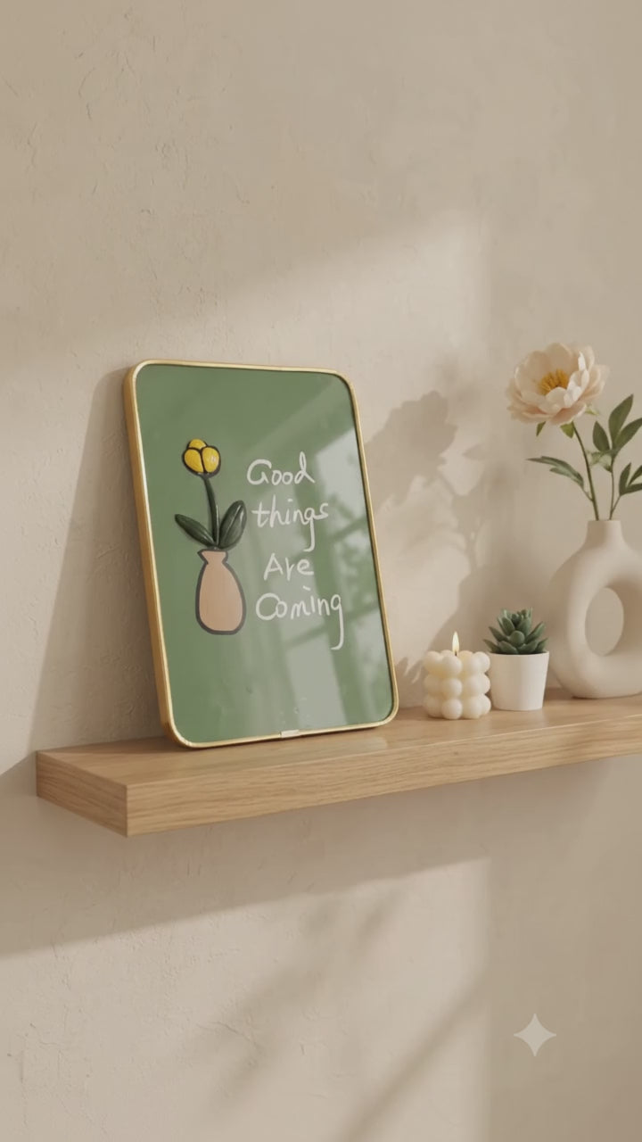 Blooming Soon- 3D Wall Art