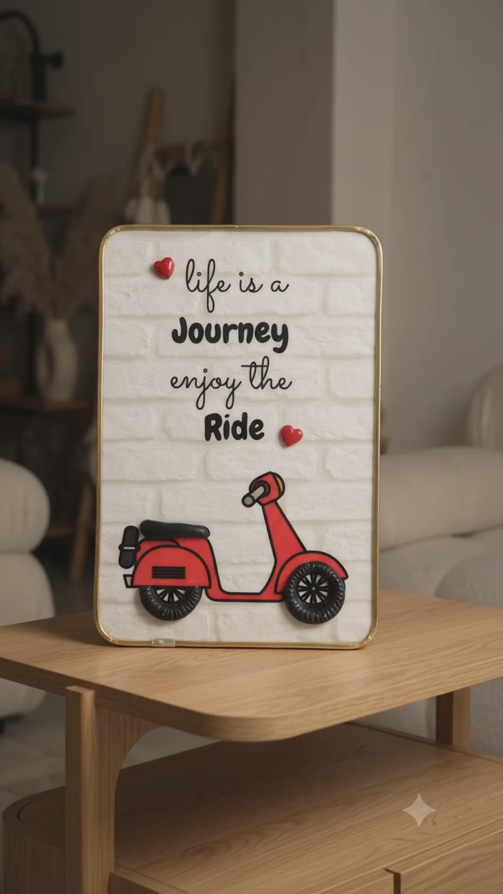 Kahaani on Wheels – 3D Wall Art
