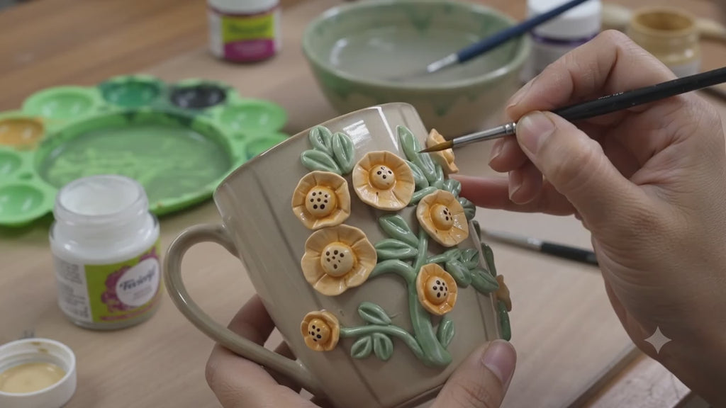 Mitti & Mogra – Floral Mug Set